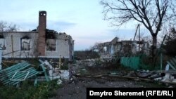 Розбите обстрілами село на Херсонщині