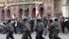 Authorities Clear Streets Ahead Of Rally