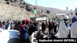 د افغانستان او پاکستان ترمنځ د غلام خان بندر. (انځور: ارشیف)