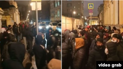 Гирдиҳамоӣ дар назди сафорати Тоҷикистон дар Маскав, 25-уми ноябри 2021