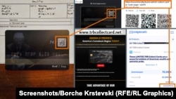 Reporterii RFE/RL au analizat cardul cumpărat de Ann Bratton și astfel au putut identifica vânzătorul.