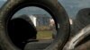 Illegal tire dumps in Podgorica, Montenegro - screenshot 01