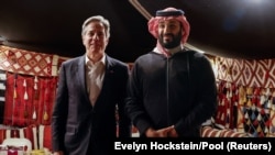 اينتني بلېنکن د ۲۰۲۴ز کال په جنورۍ مياشت کې هم له سعودي وليهد محمد بن سلمان سره ليده کاته کړي ول.
