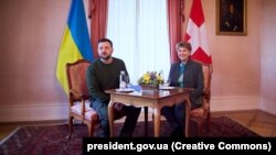 უკრაინისა და შვეიცარიის პრეზიდენტები შვეიცარიაში, 2024 წლის 15 იანვარი