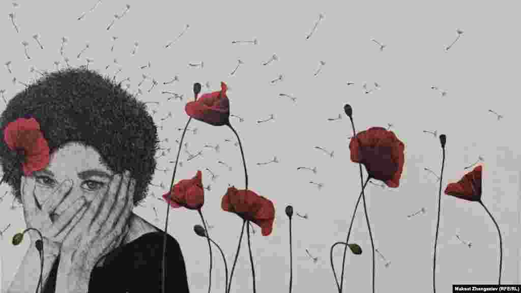 “Жашыруун күндөлүк – күзгү артында жашоо” деп аталган көргөзмө Гапар Айтиев атындагы көркөм-сүрөт музейинде 2-августка чейин уланат.