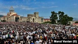 საპროტესტო აქცია სტეფანაკერტში 14 ივლისს