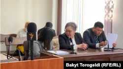 Заседание в Ленинском районном суде Бишкека по делу «Азаттыка». 20 февраля 2023 г.