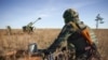 Расейскі вайсковец на вайне ва Ўкраіне. Ілюстрацыйнае фота
