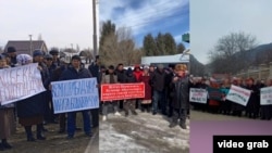 Акции, прошедшие в регионах КР с требованием освободить находящихся под стражей фигурантов «Кемпир-Абадского дела». 9 марта 2024 г.