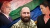 Зліва направо: прем’єр-міністр Угорщини Віктор Орбан, український військовий і професор Федір Шандор, президентка Угорщини Каталін Новак