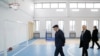 Armenia - Prime Minsiter Nikol Pashinian inspects a newly renovated school gym in Lori province, January 3, 2024.
