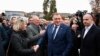 Sarajevo, Bosnia-Herzegovina, Milorad Dodik in front of the Court of Bosnia and Herzegovina, January 17, 2023. 
