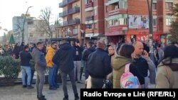Protest privrednika sa severa Kosova zbog zabrane uvoza robe iz Srbije, 25. decembar 2023.
