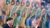 Президент РФ Путін та голова КНР Сі Цзіньпін під час офіційного обіду у Грановитій палаті Кремля. Москва, 21 березня 2023 року