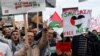 Protest podrške palestinskom narodu u Podgorici, 12. novembar 2023.