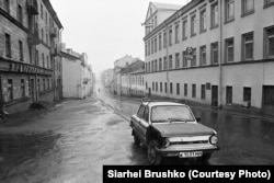 Strada Revoluției din Minsk, 1989.