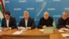 Слева направо: Темур Гулия, Адгур Ардзинба, Лаша Шамба и Аслан Барциц 