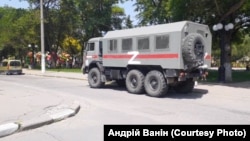 Російська військова техніка, зафільмована Андрієм в окупації
