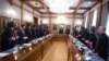 Armenia - The Supreme Spiritual Council of the Armenian Apsotolic Church starts a meeting in Echmiadzin, February 20, 2024.