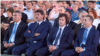 "ქართული ოცნების" ლიდერები. მარცხნიდან: მამუკა მდინარაძე, კახა კალაძე, ირაკლი კობახიძე და ბიძინა ივანიშვილი