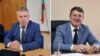Румен Пехливанов, бивш областен управител на Смолян (вляво) и Ресми Мурад, бивш областен управител на Кърджали. Колаж.