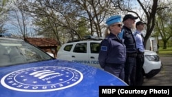 Fotografija sa početka zajedničke operacije Frontexa u Sjevernoj Makedoniji, 20. aprila 2023. 