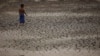 Dečak šeta po suvom delu potoka Igarape do Taruma koji se uliva u reku Rio Negro, dok je nivo vode u velikoj rečnoj luci u brazilskoj amazonskoj prašumi u Manausu u Brazilu pao na najniži nivo za poslednju 121 godinu.