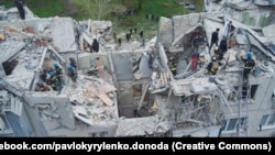 Наслідки обстрілу Слов’янська на Донеччині, 14 квітня 2023 року