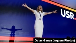 Elena Lasconi, noul președinte al Uniunii Salvați România, aleasă prezidențiabilul partidului la Congresul USR.