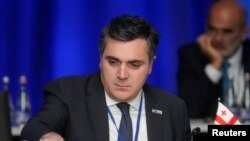 ფოტო არქივიდან: ილია დარჩიაშვილი, საქართველოს საგარეო საქმეთა მინისტრი