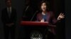 Gina Raimondo, ministarka trgovine Sjedinjenih Država tokom obraćanja na prijemu sa zvaničnicima kineske vlade u američkoj ambasadi u Pekingu, 28. avgust 2023. 