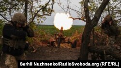 Робота мінометників на фронті. Бахмутський напрямок, Донецька область, 31 травня 2023 рік