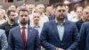 Predsjednik Crne Gore Jakov Milatović i predsjednik opštine Nikšić Marko Kovačević čija je izjava izazvala burne reakcije, juli 2023.