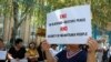 A protest in front of the UN office in Yerevan. August 16, 2023. 