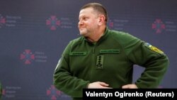 Головнокомандувач Збройних сил України Валерій Залужний під час пресконференції у Києві