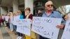 Protest ispred Specijalnog državnog tužilaštva u Podgorici. 9. maj 2024