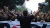 Protest navijača Fudbalskog kluba Partizan, Beograd, 31. avgust 2023. 