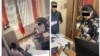 УКМК судьялардын кармалганы боюнча тараткан сүрөт. Коллаж. 