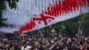 „აგენტების კანონის“ საწინააღმდეგო აქცია რუსთაველის გამზირზე 