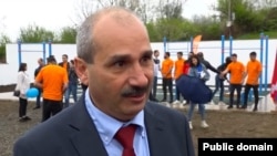 Nagorno-Karabakh - Sargis Galstian speaks during an event in Karabakh. (File photo)