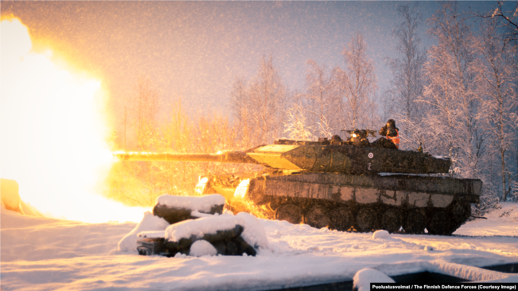 Leopard 2 Tank Finland reportedly has 200 of these German-made vehicles. Leopard 2s are faster than many Soviet-designed equivalents, and a pool of thousands of the vehicles in European arsenals makes maintenance and swapping out parts relatively simple. 