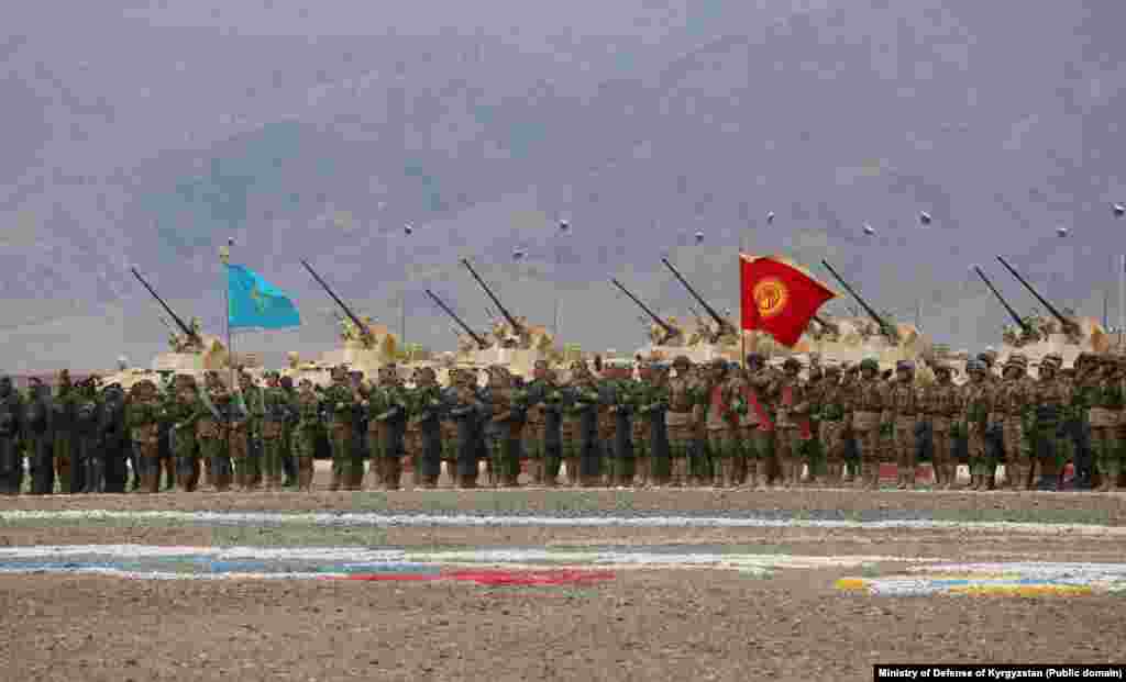 Войска Казахстана и Кыргызстана принимают участие в военных играх ОДКБ «Нерушимое братство» в Кыргызстане в октябре 2023 года. Армения не участвовала в учениях альянса в Кыргызстане в 2023 году, а Пашинян неоднократно намекал, что Армения официально выйдет из ОДКБ. На заседании парламента 12 июня армянский премьер заявлял: «Мы приостановили наше членство в ОДКБ. Следующим логическим шагом будет наш выход из организации». Он добавил: «Мы решим, когда это произойдёт. Это может быть через месяц, год или три года»