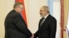 Armenia - Prime Minister Nikol Pashinian meets Russia's Deputy Prime Minister Alexei Overchuk, Yerevan, June 14, 2023.
