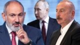 Paşinyan, Putin, Əliyev