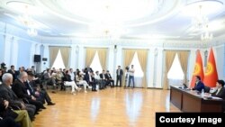 Президенттин талапкерлер менен жолугушуусу. 12-май, 2023-жыл.

