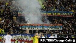Na meču kvalifikacija za Euro 2024. u Grupi I: Rumunija – Kosovo, 12. septembra 2023. u Bukureštu, rumunski navijači držali su transparente da je Kosovo Srbija i da Besarabija, istorijska regija koja pokriva današnju Moldaviju i delove južne Ukrajine, pripada Rumuniji.