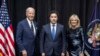 Premijer Crne Gore Dritan Abazović (u sredini) sa američkim predsjednikom Džoom Bajdenom i prvom damom Džil Bajden, septembar 2022.