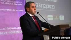 Հայաստանի ֆուտբոլի ֆեդերացիայի նախագահ Արմեն Մելիքբեկյան, արխիվ