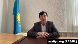 Специалист акимата сельского округа Кайрат Жумабаев. Село Пограничник, Павлодарская область, 22 сентября 2023 года