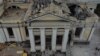The Transfiguration Cathedral in Odesa was damaged by a Russian missile strike on July 23.